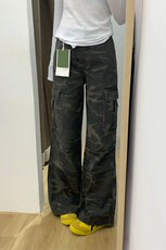 宽松原宿迷彩休闲裤男女美式高街潮牌工装长裤子BK662-P58，男装休闲裤，电商D202-1