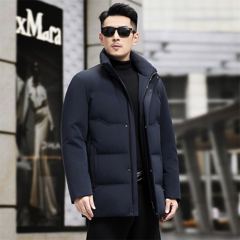 M8812-89钱塘2020-3冬季厚款商务休闲简约中年男士羽绒服P270,男装羽绒服,钱塘207-3