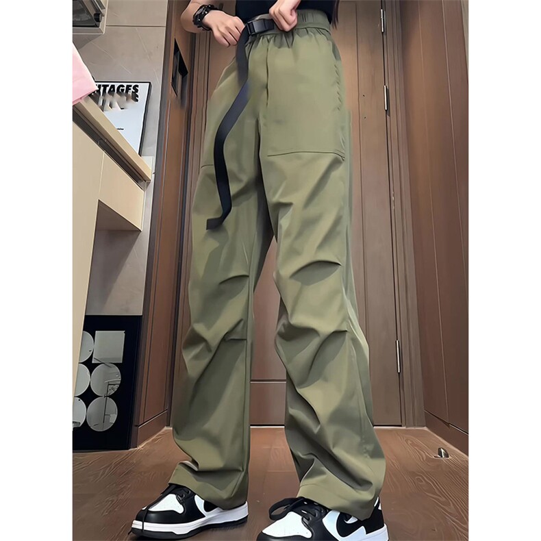 有货（自家图）美式多巴胺冲锋裤夏季vibe直筒长裤K2362特P50控68,男装休闲裤,星座218-5