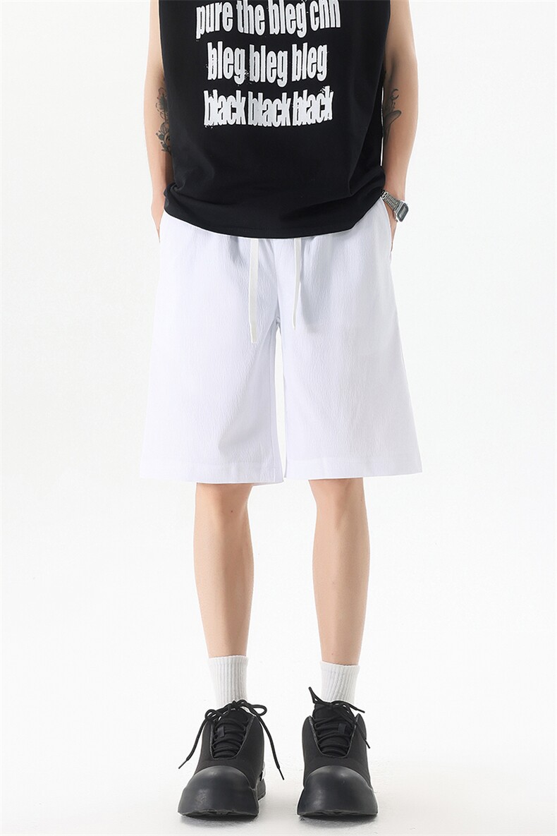 8XL-M特大码冰丝透气垂感短裤男篮球运动五分裤DK1507P30控48,男装牛仔裤,电商D206-1
