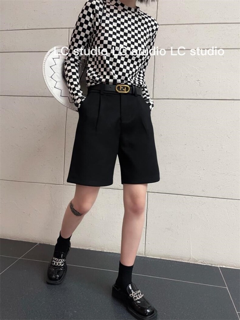 秋季五分裤中裤百搭单品，其它，LC裤子