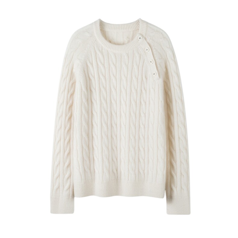 2026年秋季时尚百搭通勤简约休闲宽松通勤套头长袖圆领，女装羊绒衫，绒知纯羊绒