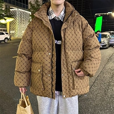 两面穿加厚棉衣男秋冬宽松潮流棉袄，男装棉衣，星座716-2