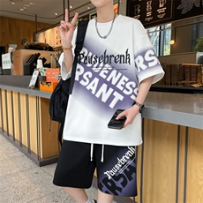 夏季短袖短裤运动套装青少年两件套6160特P40，男装牛仔裤，电商A309