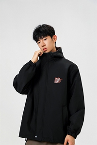 小恶魔印花小香风大码M-5XL夹克男聚酯纤维JK78124P75控118图片