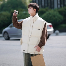 电商DSA028-MJ2302100聚酯P75新款港风百搭马甲男控108，男装背心/马甲，电商A028
