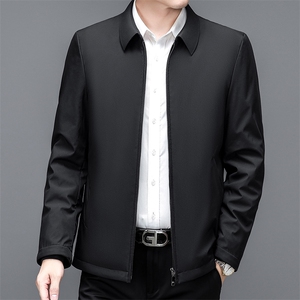 CM2202钱塘2020-2中年男士商务休闲简约翻领冬季厚款羽绒服P170图片