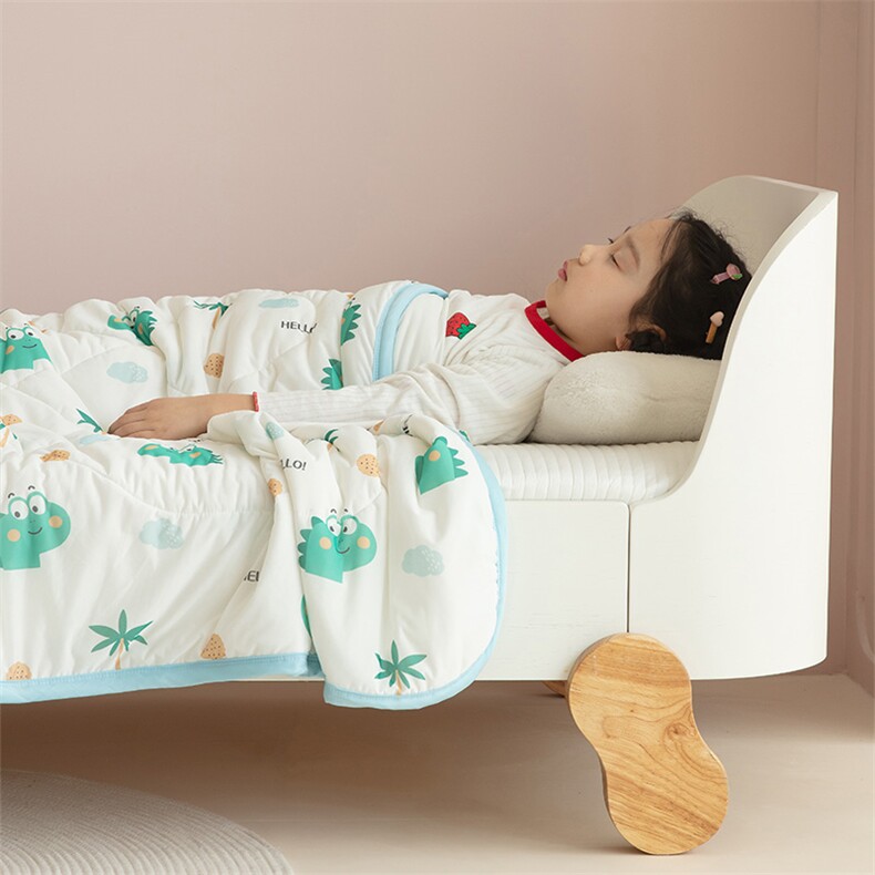 春夏A类凉感丝儿童糖果抗菌夏被，被套/被芯，一起卖家纺