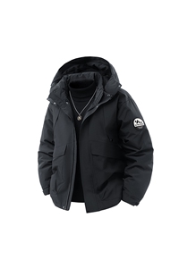 潮牌宽松休闲保暖工装外套户外防风连帽羽绒服 XZ309 Y95702 P248图片