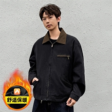 重磅美式水洗做旧工装秋冬新款夹克棉衣外套436-996-P125178，男装夹克，电商A436