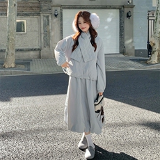 新品现货/5638-P215-K335-薄棉衣三件套，女装棉衣/棉服，2C275
