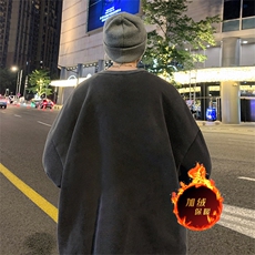 直播品质500克重磅美式做旧水洗卫衣H1337-常规特P45-加绒特P55，男装卫衣，电商A486