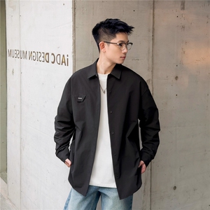 高档韩式松驰速干长袖衬衫男士春秋上衣纯色免烫衬衫LSC27 P39图片