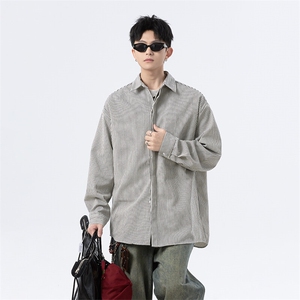 条纹长袖衬衫男 xh102-特p：40图片