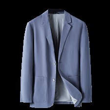 休闲时尚西服男春秋季商务中年男士西装宽松单西绅士外套免烫，男装西服，电商B212（原钱塘6029）