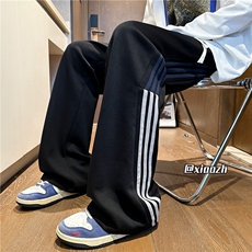 XZ616秋季新款异色织带撞色拼接破缝休闲长裤TY1089特P40控78，男装休闲裤，星座512A（原616）
