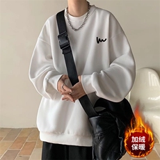 1506/QW2530/P31秋冬款新款卫衣男圆领青少年加绒加厚，男装卫衣，星座1506