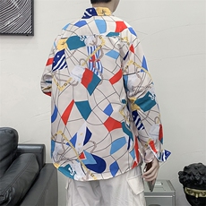 长袖衬衫男港风日系衬衫C9634P27，男装衬衫，星座1116-2