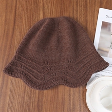 2025年春季时尚百搭通勤简约休闲渔夫帽，帽子，九月九羊绒