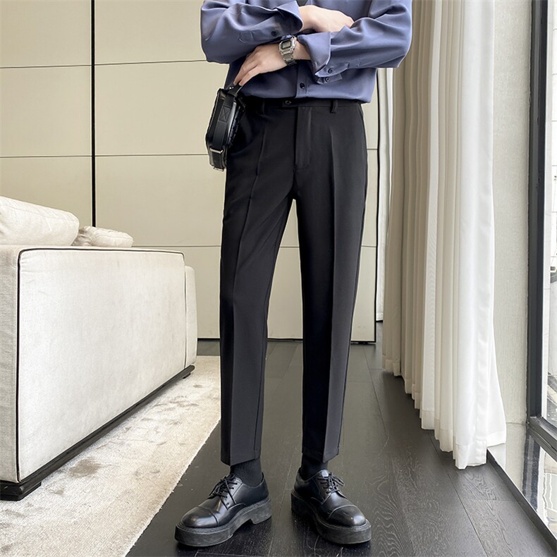 西裤男夏季新款韩版休闲九分裤K091-P45，男装西裤，星座214-5