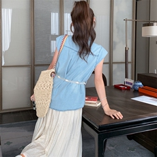 档口现货2025夏装新款女装休闲牛仔连衣裙套装526-p145-k208，女装套装/套裙，2C266