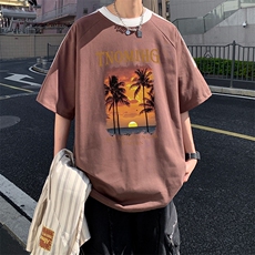 量大优供抖音视频支持得物品质配合二开美式三条杠短袖t恤ZD285，男装T恤，电商A486
