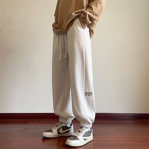 供抖音高品质 大休闲裤男裤子束脚裤416B-1-KL701-P50 限68图片