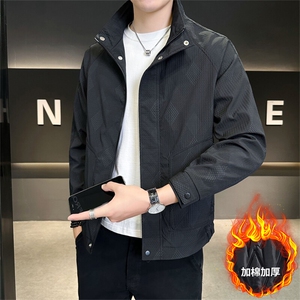 大货加棉加厚二棉外套秋冬男装夹克C317-J6650-P130图片