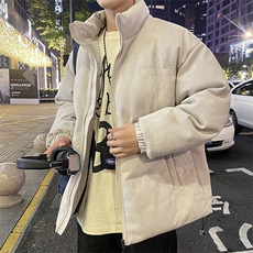 情侣麂皮绒棉服男冬新款情侣棉衣外套加厚棉袄羽绒服MY8805-P68，男装棉衣，星座205-1