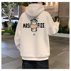 CM190P60加绒P65新品连帽卫衣重磅纯棉大码外套，女装短外套，星座304A-1