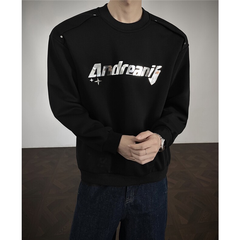HW2530-特P45控78面布54.2棉45.8聚酯polo领情侣卫衣宽松外套男图片