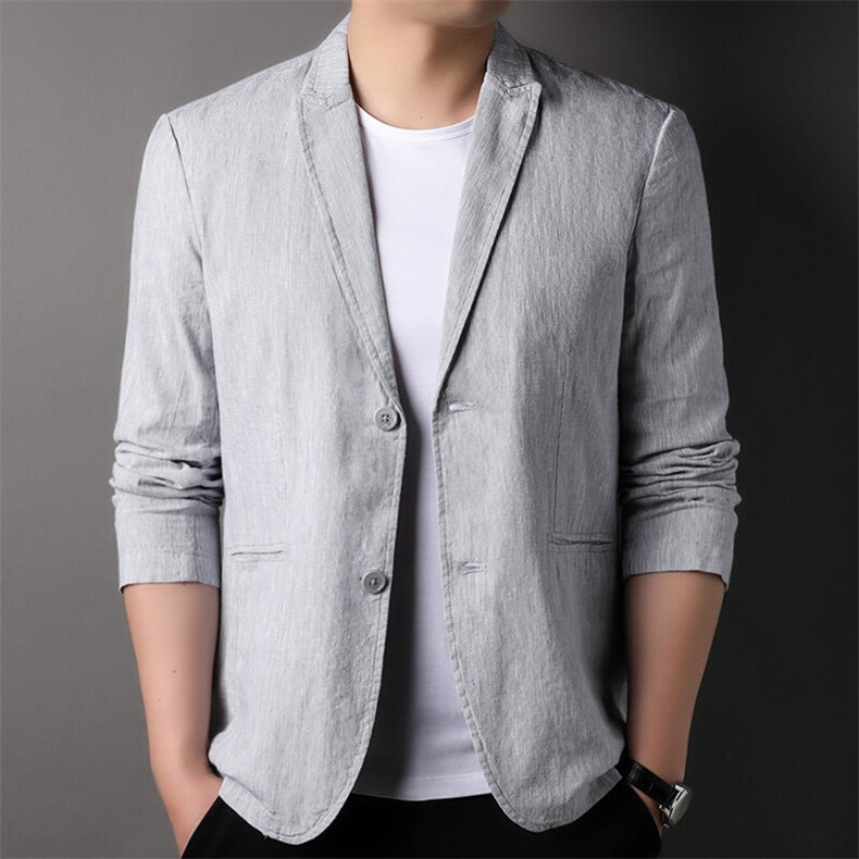 F82308钱塘2020-1中年男士百搭合身休闲时尚简约短袖西服P185图片