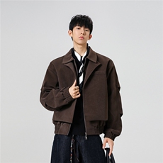 秋冬新款拼接结构皮衣夹克JK935-P95控158，男装夹克，电商A072