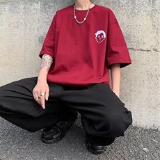 春秋季休闲裤男百搭宽松垂感阔腿裤日系潮牌痞帅直筒裤子K104，男装休闲裤，星座1116A-1（原606A）
