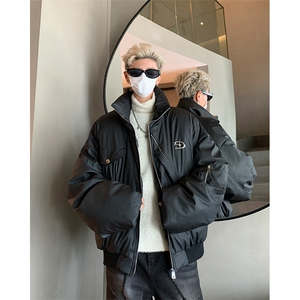 405A  美式高街个性金属设计短款解构面包服  MY24911-P148控178图片