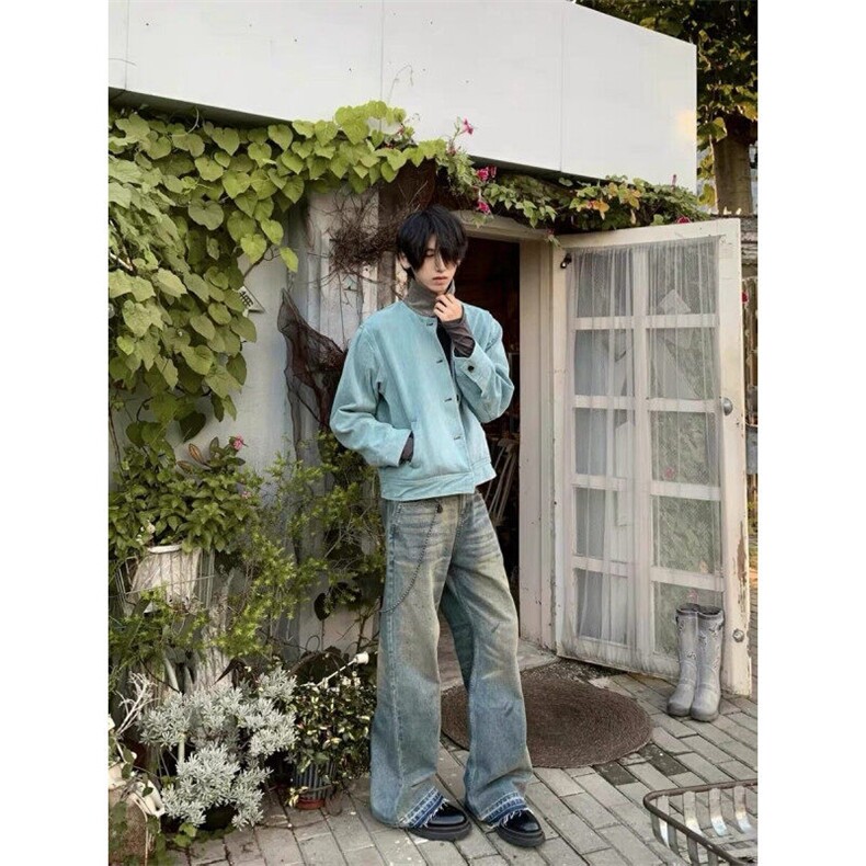美式复古纯棉工装休闲夹克JK0107-P85,男装夹克,星座313A(原308A-2)