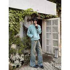 美式复古纯棉工装休闲夹克JK0107-P85，男装夹克，星座313A(原308A-2)