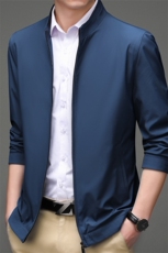 夹克外套男2023新款男士立领茄克衫上衣中年商务男装爸爸装，男装夹克，电商B212（原钱塘6029）
