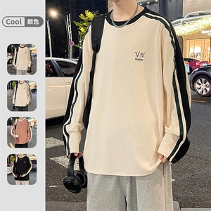 春秋oversize撞色拼卫衣男友风青少年内搭打底衫WY0325-P38图片