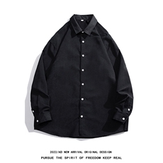 光板得物\唯品\抖音二开桃皮绒纯色长袖衬衫S20P30，男装衬衫，电商A247B