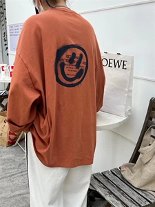 春季新款休闲笑脸打底图片