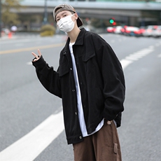 Wt855-P60日系复古灯芯绒双层夹克，男装夹克，星座1501-1