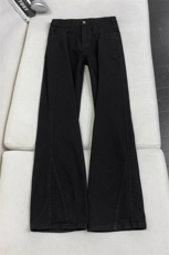 B221美式ins高街纯色修身微喇弹力牛仔裤LK26654-特P38控68，男装牛仔裤，电商B221