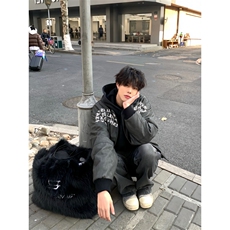 【有货】cleanfit短款夹克外套男美式高街棒球服CS909CC-特P78，男装夹克，星座1007（原301D）