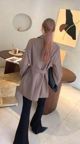 韩版时尚收腰西装，女装西装，H101