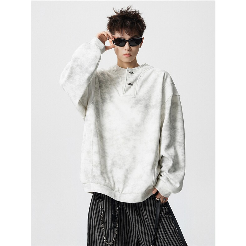 WY10175特P42现货春季新款螺纹拼接高质量连帽大码卫衣上衣男,男装卫衣,电商A059