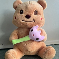 杨宁玩具 十五寸抱花小熊