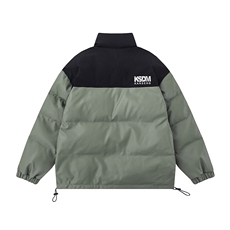 白底新款冬季时尚百搭宽松字母印花棉服外套MY403P115控158，男装棉衣，电商A247-1