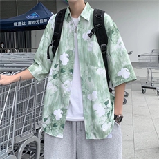 夏季短袖衬衫潮流帅气休闲衬衫C47P32，男装衬衫，星座1116-2
