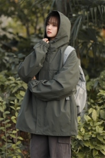 新款现货户外连帽夹克男冲锋衣外套JK814-P80，男装夹克，星座1204-3